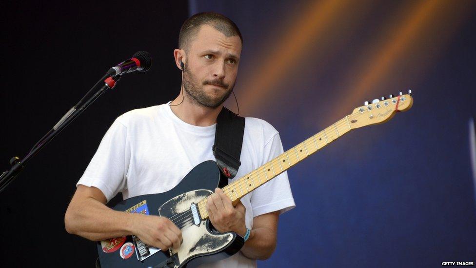 Orlando Weeks, frontman of The Maccabees