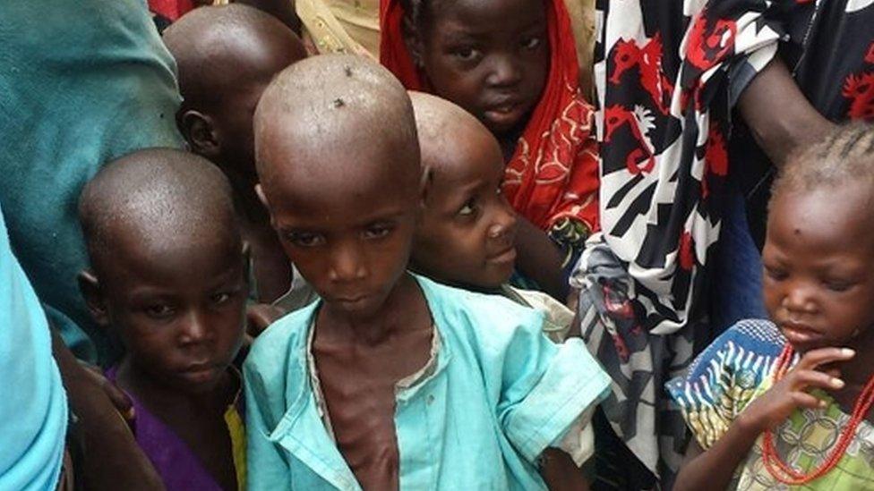 Children in Bama in Nigeria