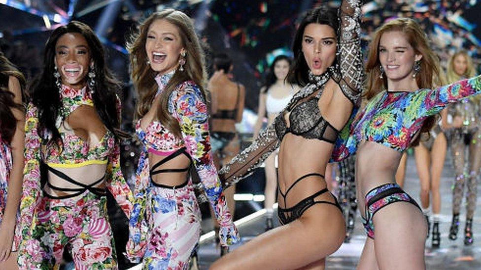 Winnie Harlow, Gigi Hadid, Kendall Jenner and Alexina Graham