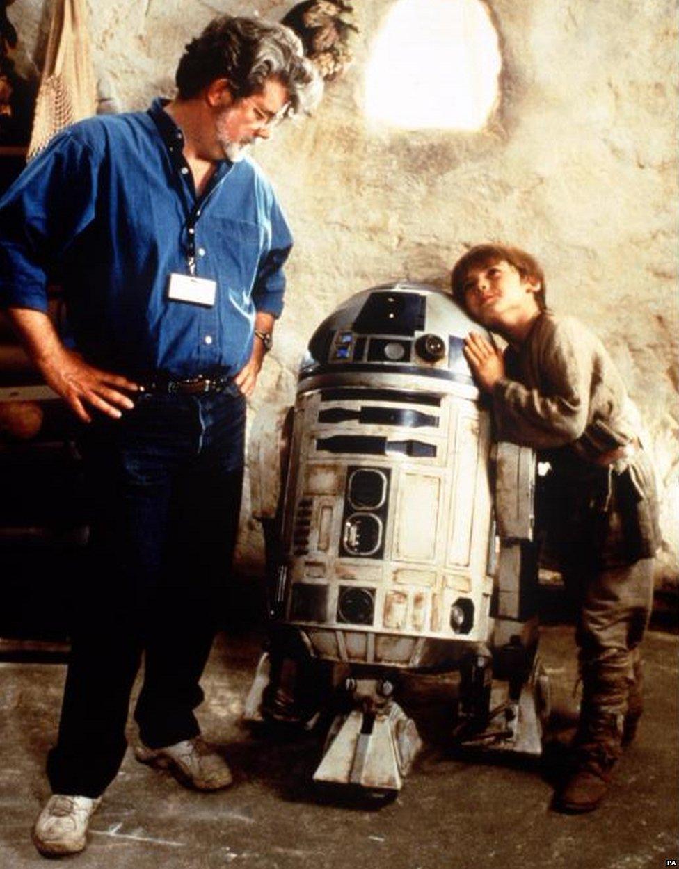 George Lucas with Jake Lloyd