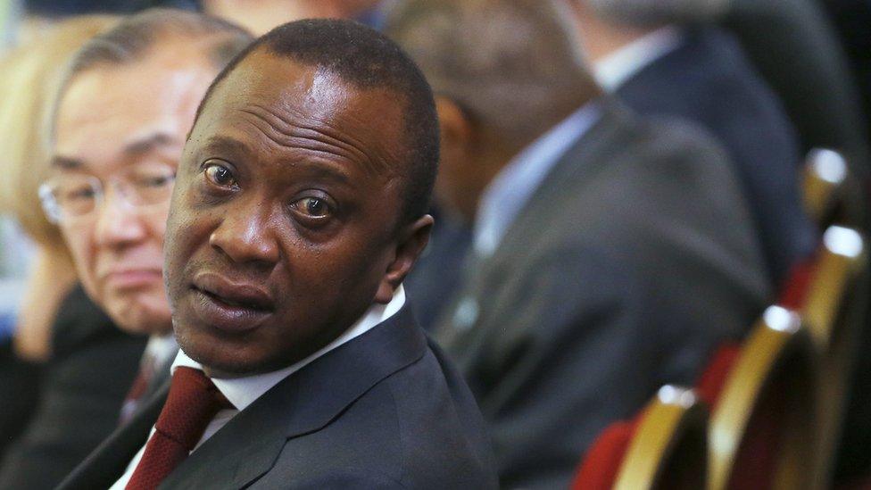 Kenya's President Uhuru Kenyatta