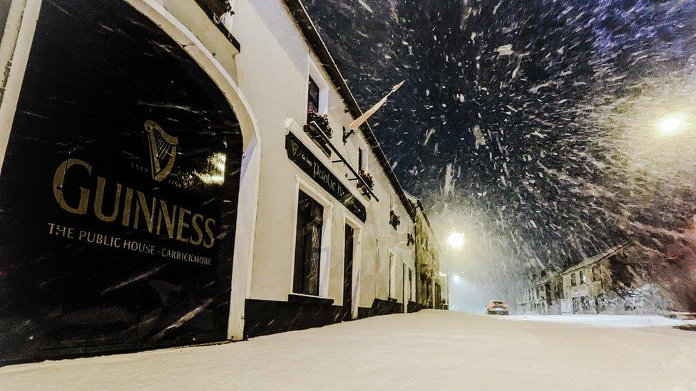 Snow scene in County Tyrone