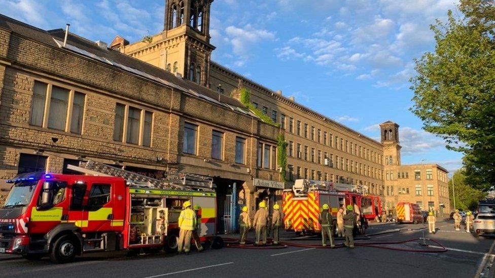 Fire in Bradford