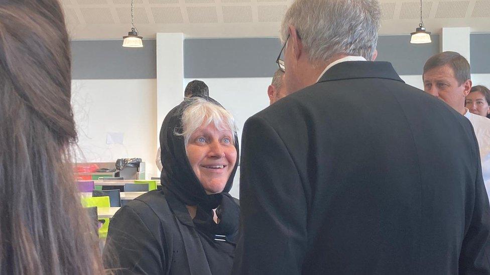 Marta meets Mark Drakeford