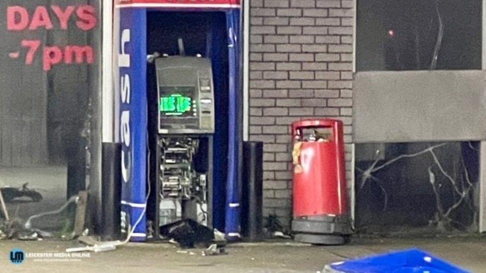 Petrol station in Glenfield Road