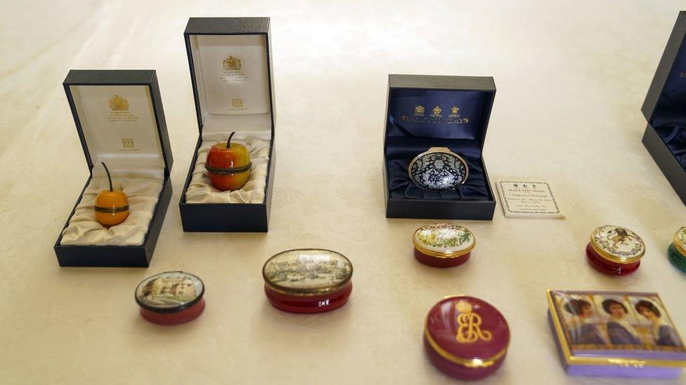 Display of Halcyon Days items
