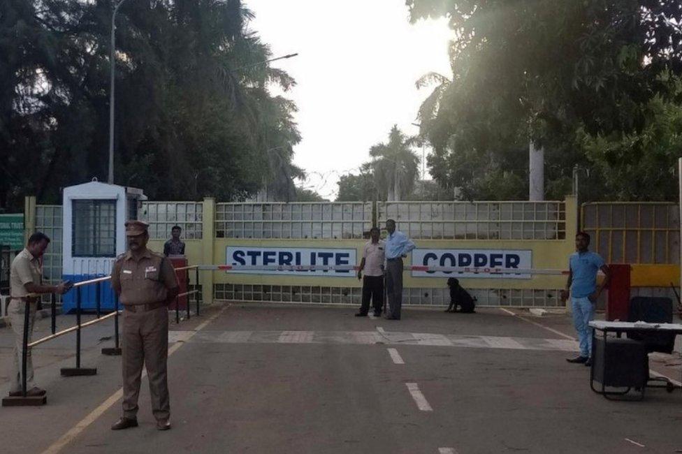 The Sterlite Copper plant in Tuticorin.