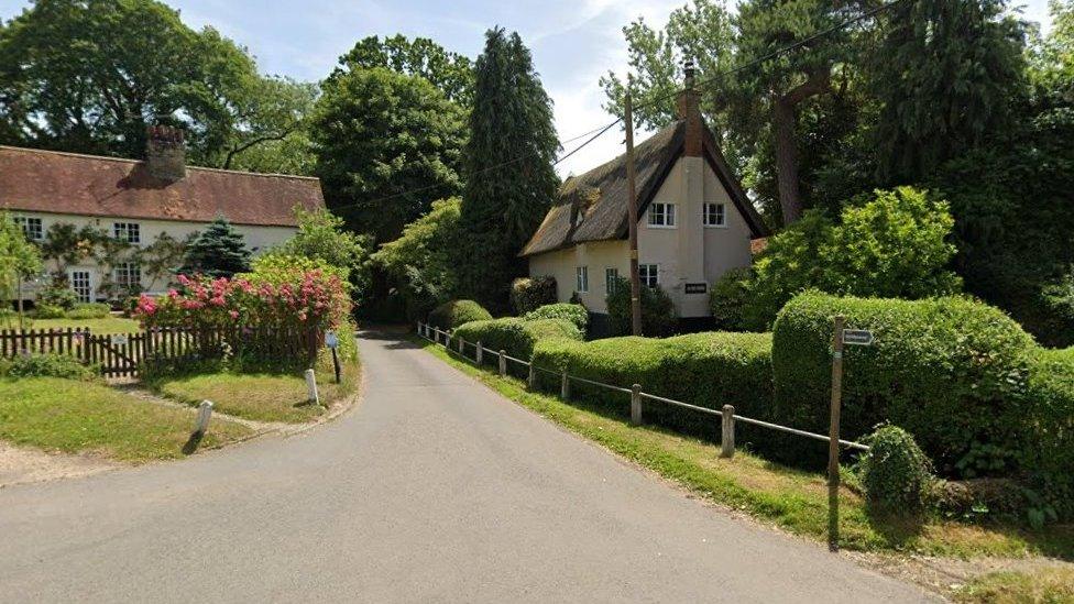 Church Lane in Earl Soham