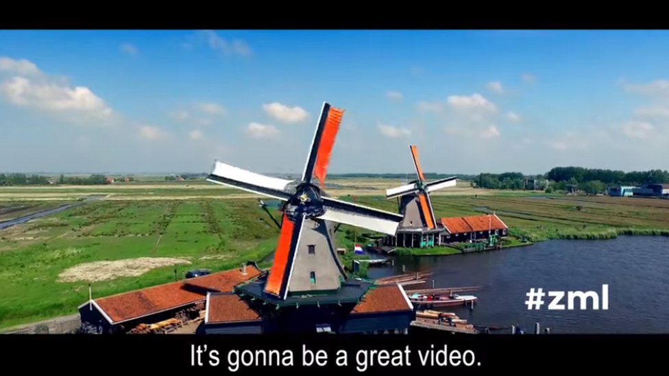 Screenshot from the "The Netherlands Second" video