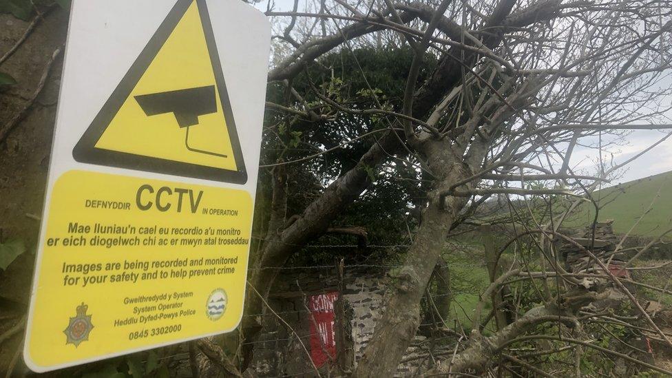 CCTV warning sign