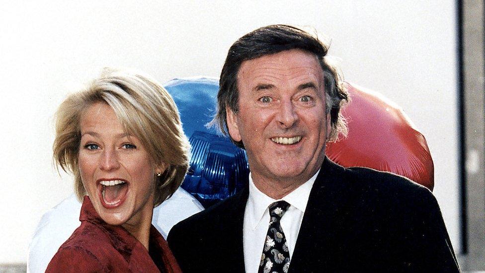 Ulrika Jonsson and Terry Wogan