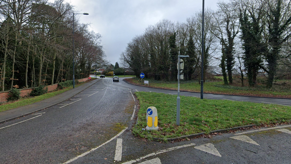 Ladybank Road's junction with Etwall Road