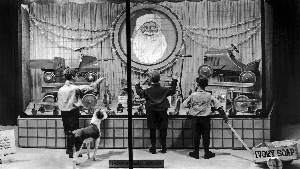 Window display, California, 1920s