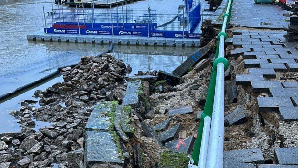 Weymouth Harbour Wall