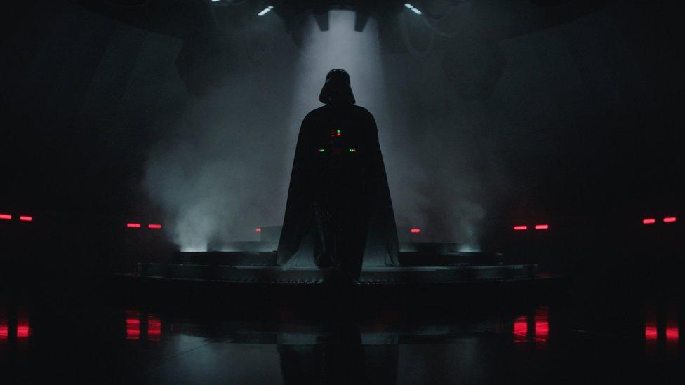 Darth Vader in the Obi-Wan Kenobi sereis.