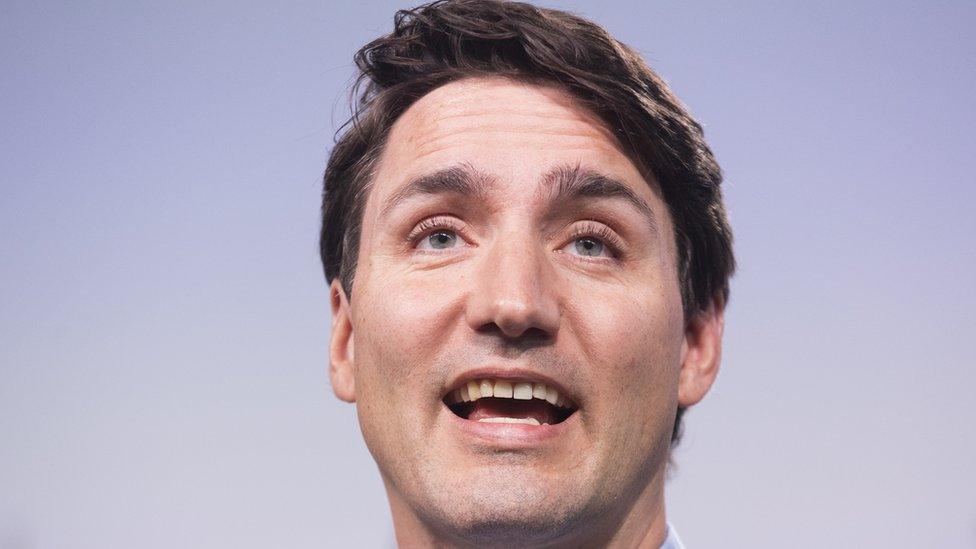 A photo of Justin Trudeau sparked rumours his eyebrows were fake