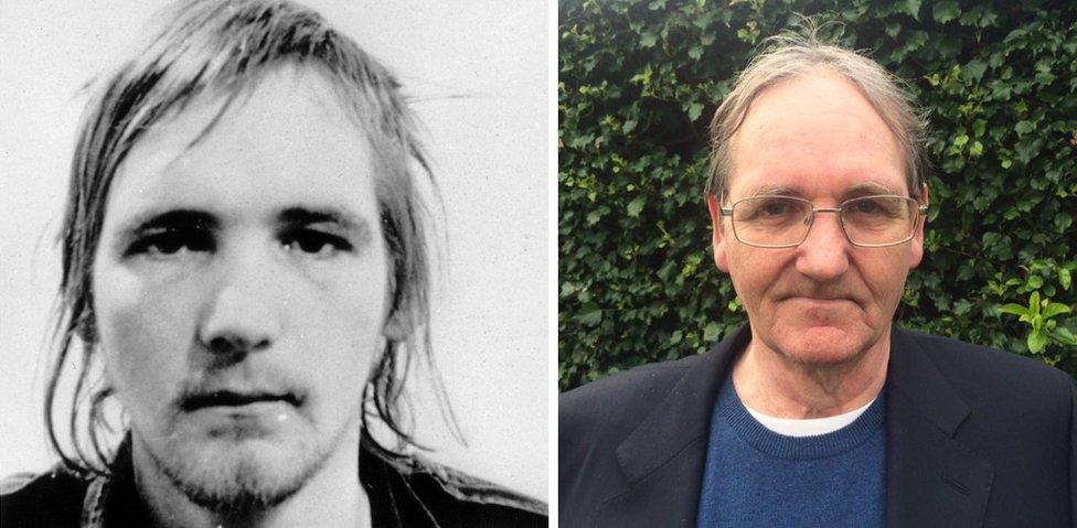 Paddy Armstrong then and now