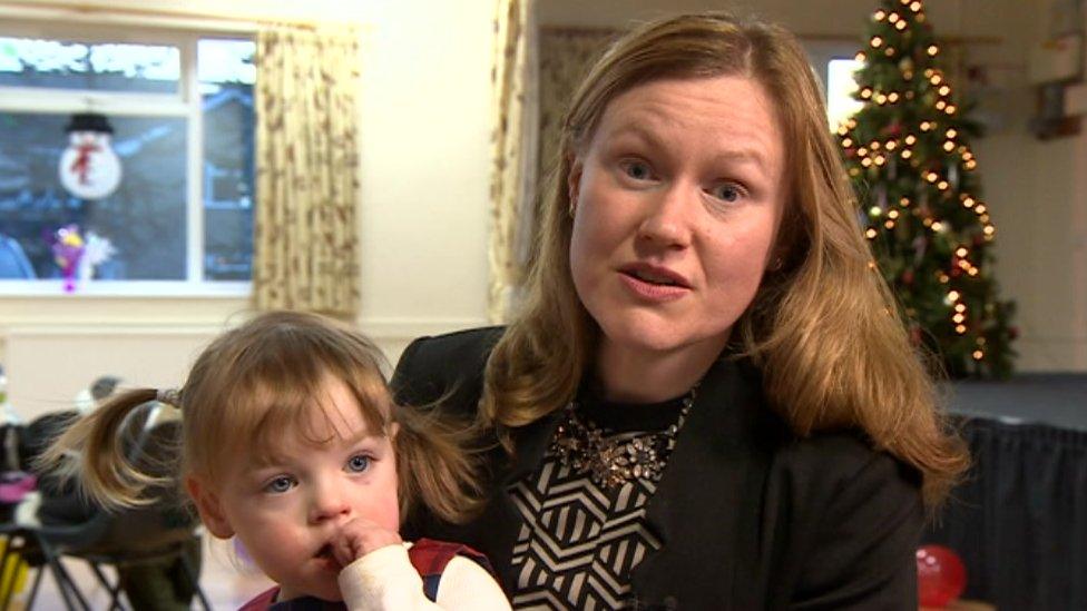 Alison Marriott with her daughter