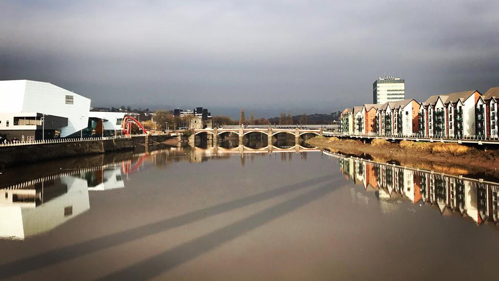 Newport and the River Usk