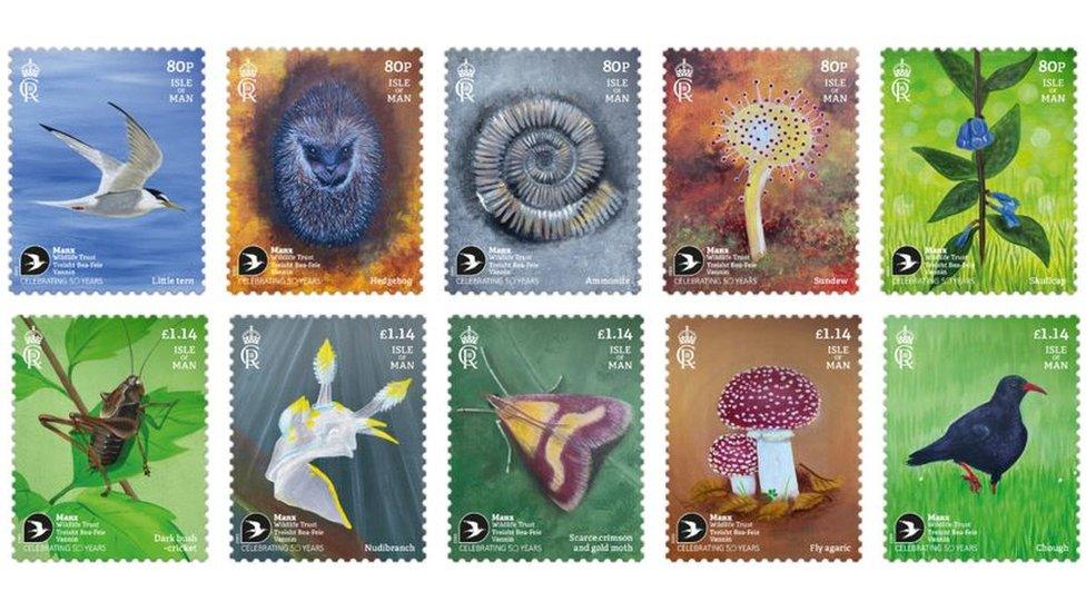 Stamps featuring animals fauna and flora