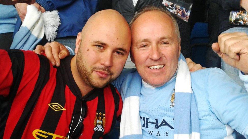 Craig Tarry (left) and his father Colin Tarry.