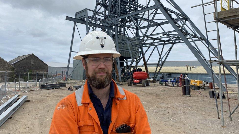 Steve Tarrant, manager of South Crofty mine