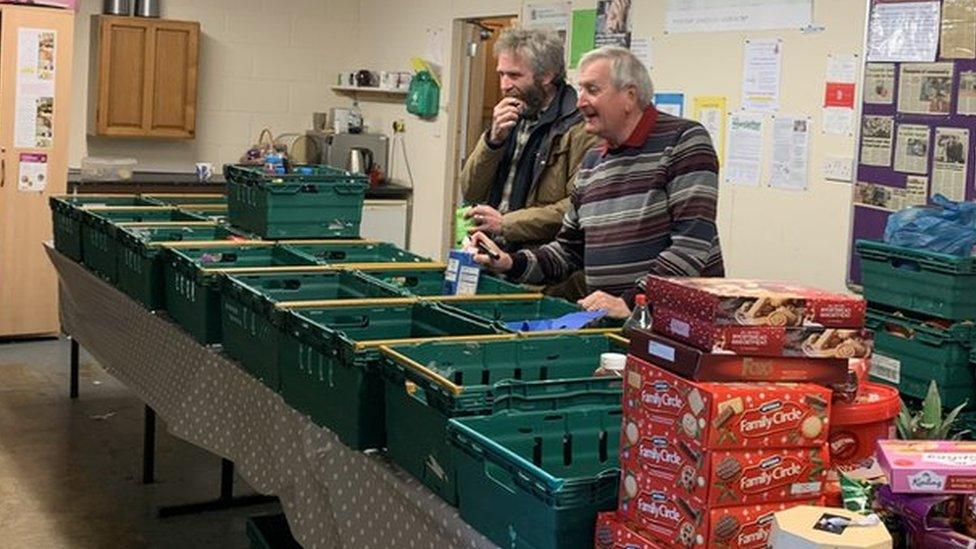 Volunteers at Bedford Foodbank