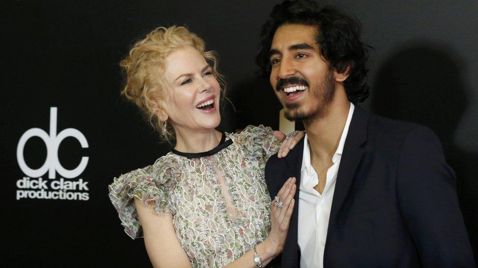 Nicole Kidman and Dev Patel at Hollywood Film Awards