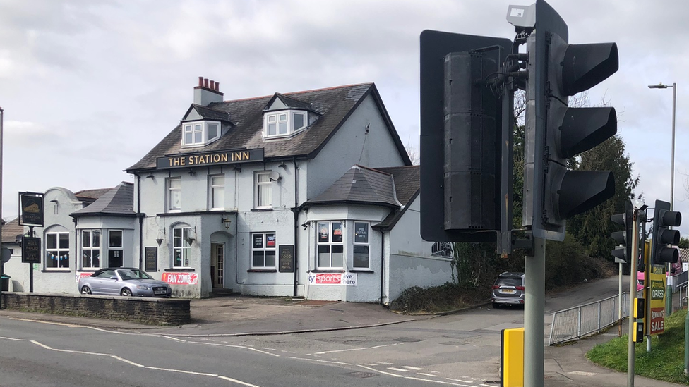 Nantgarw Road in Caerphilly