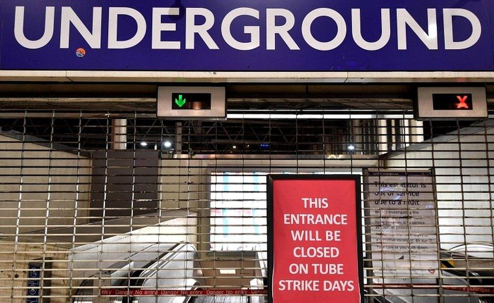 Information sign at Waterloo station