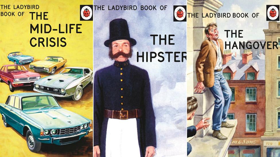 Composite of Ladybird books for adults