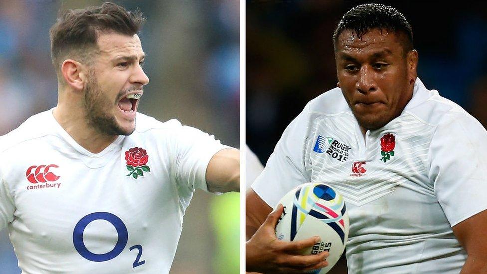 Danny Care and Mako Vunipola