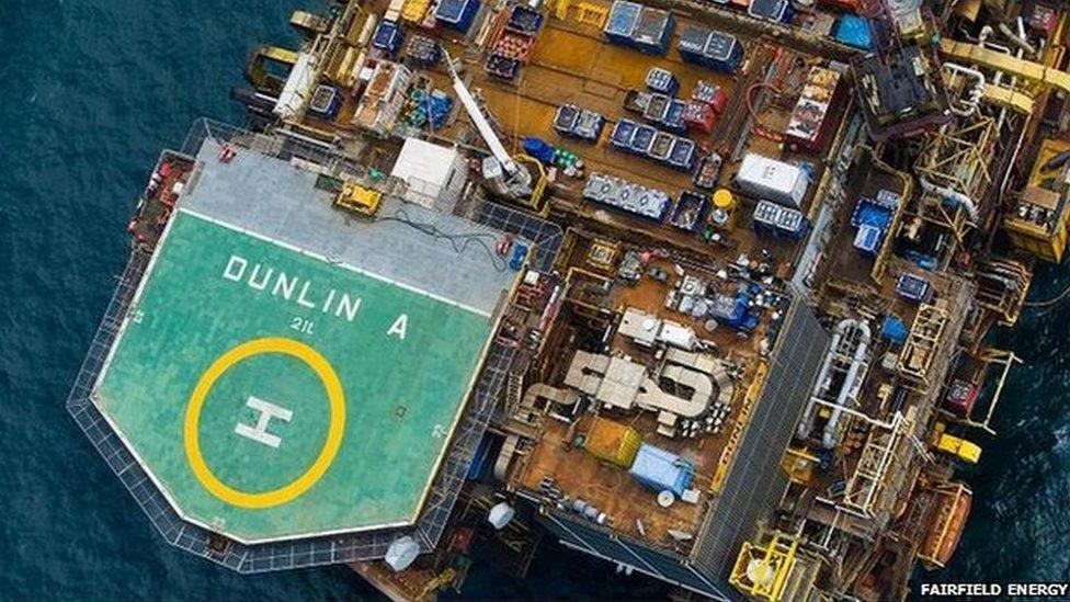 Dunlin Alpha platform