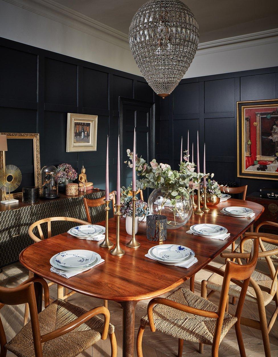 Dining Room inside The Moss, Killearn