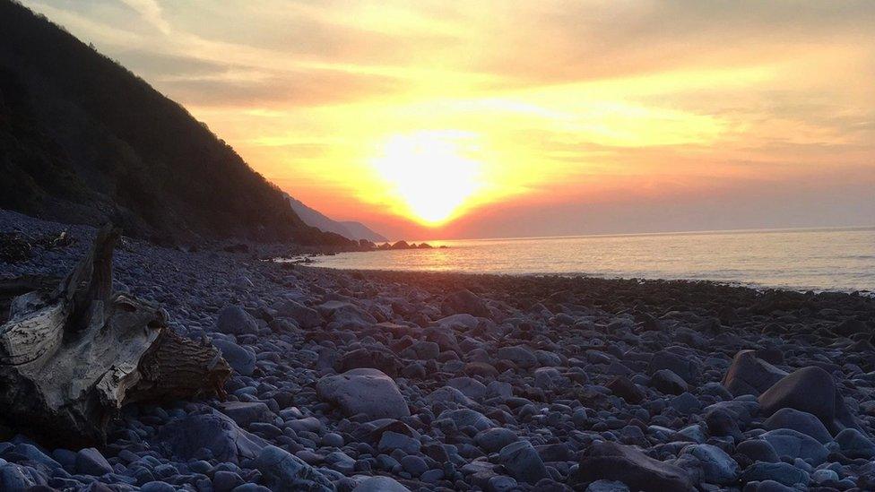 Porlock beach