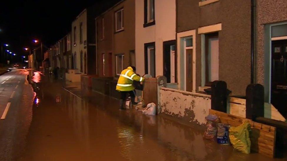 Flooding in Flimby