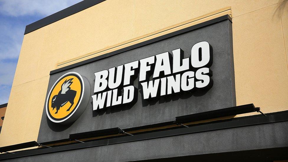 A Buffalo Wild Wings restaurant in Miami, Florida, 28 November 2017