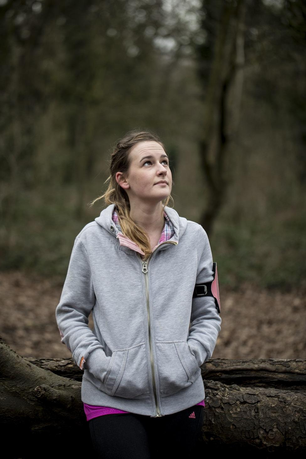 Beth Lackenby in a park