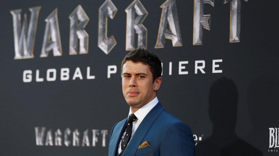 Cast member Toby Kebbell poses at the premiere of the movie "Warcraft" in Hollywood, California U.S., June 6, 2016.