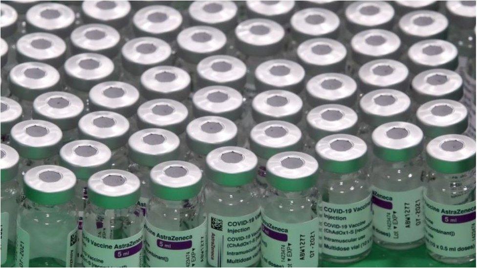 Vials of vaccine