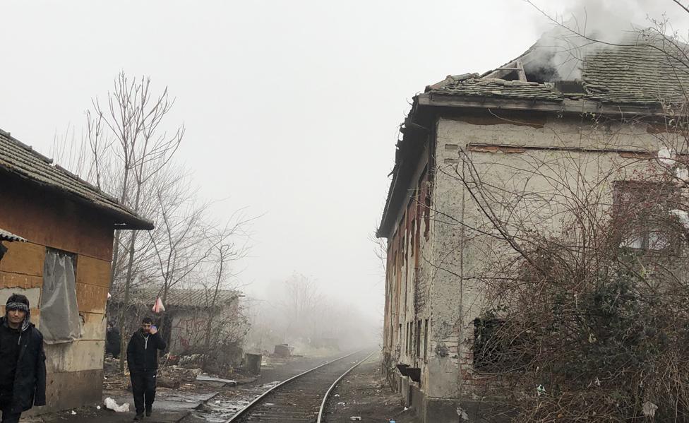 Derelict buildings in Subotica