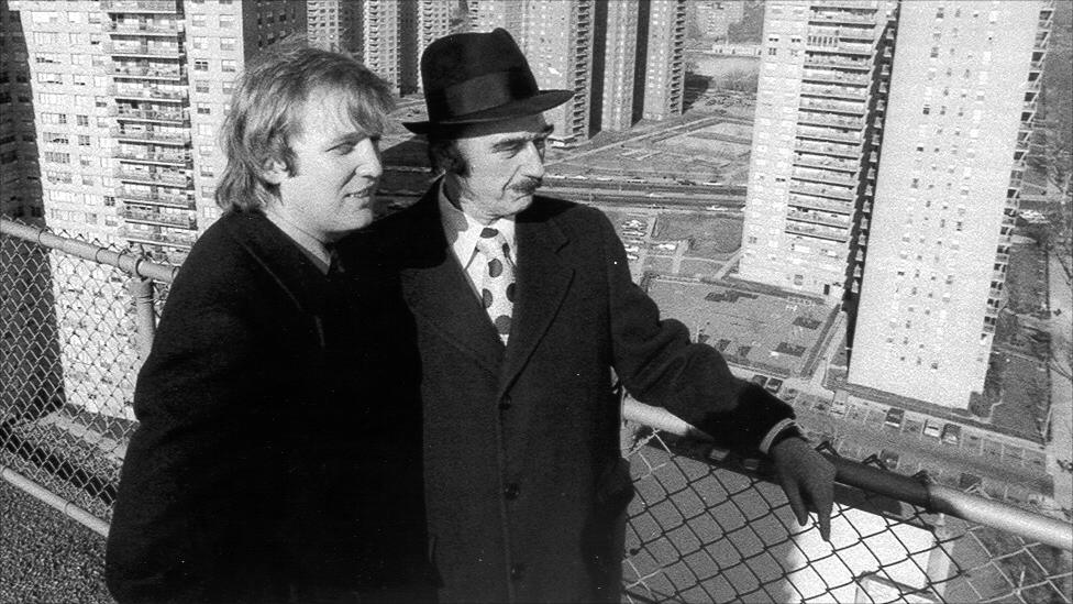 Donald Trump and his father Fred