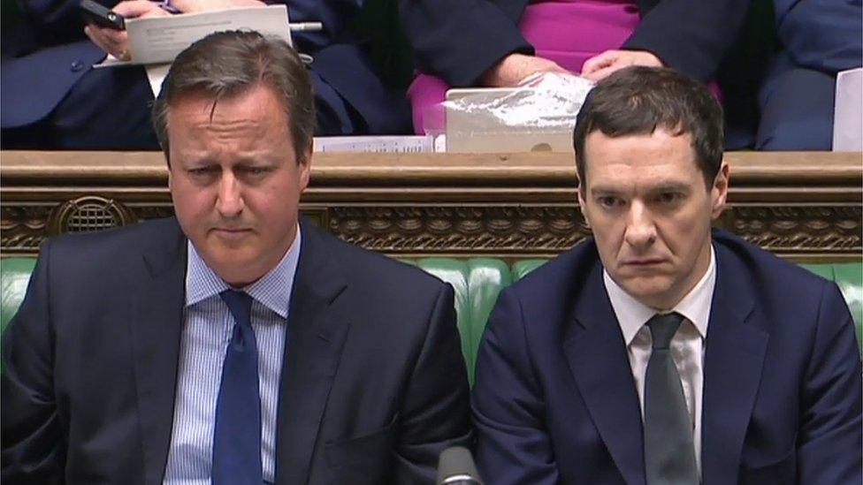 David Cameron and George Osborne