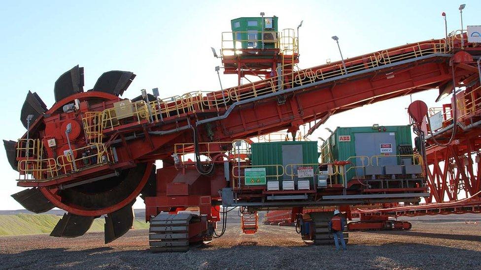 Equipment at Antofagasta's Antucoya mine