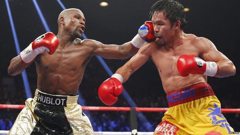 Floyd Mayweather and Manny Pacquiao