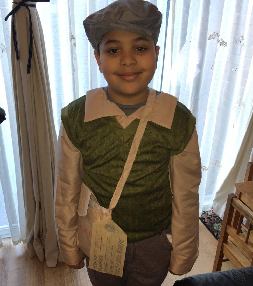 Nabil from London as Edmund from The Chronicles of Narnia