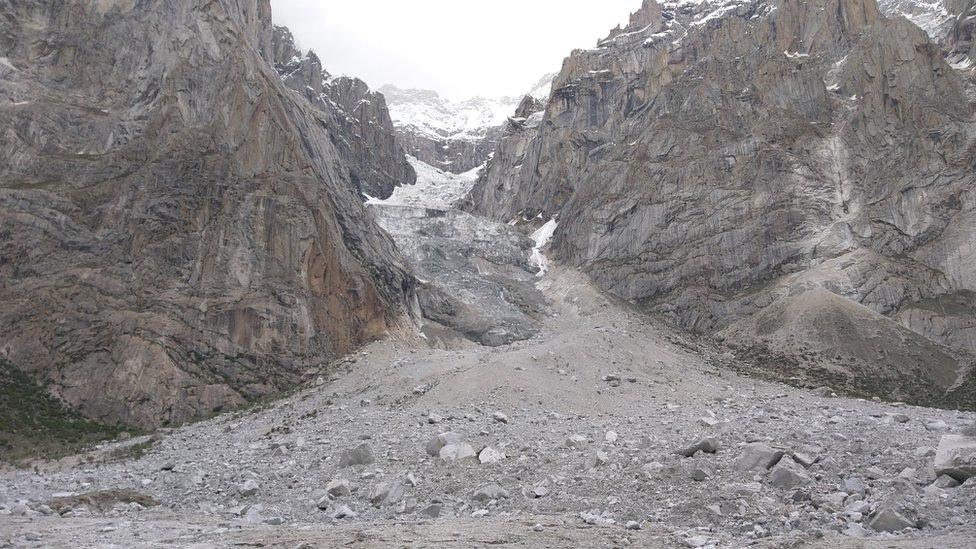 Gayari avalanche site