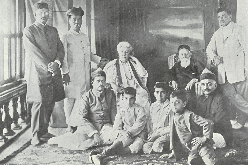 Dadabhai Naoroji with Annie Besant