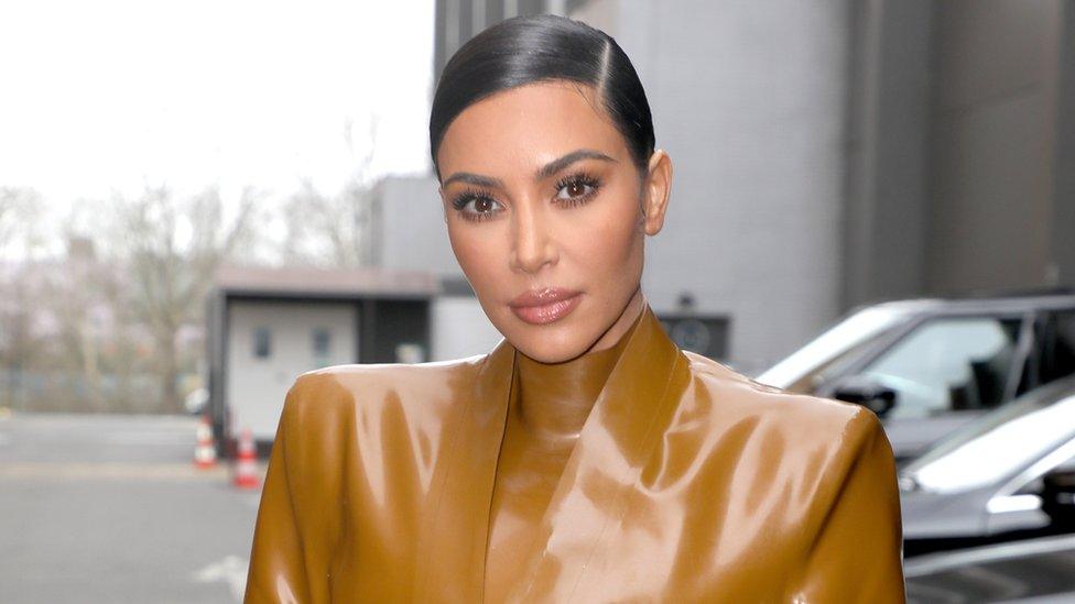 Kim Kardashian in Paris, France, in March 2020