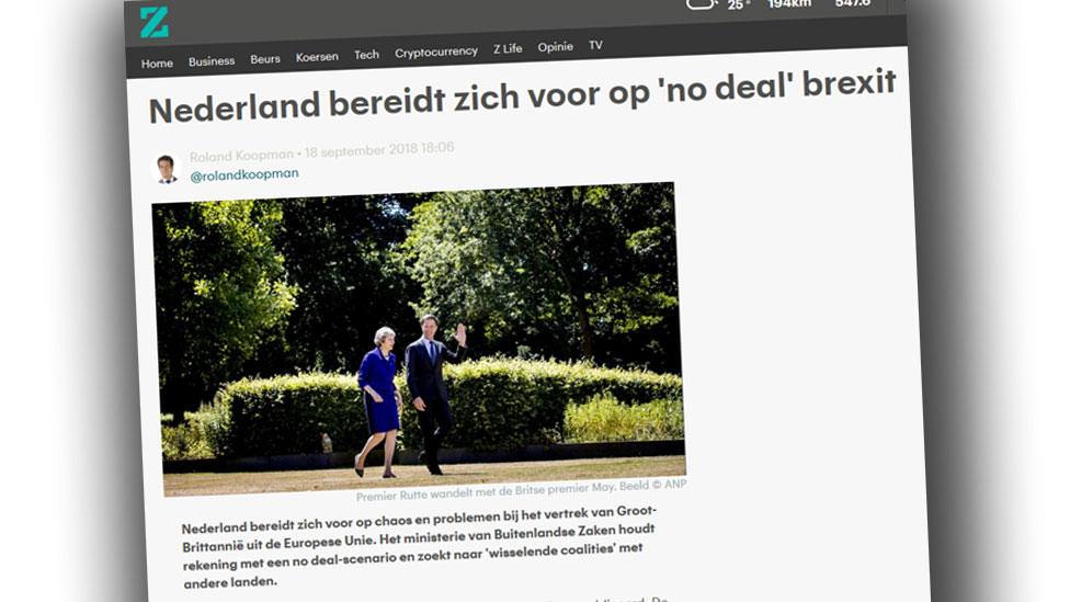 Screengrab from Dutch website rtlz.nl